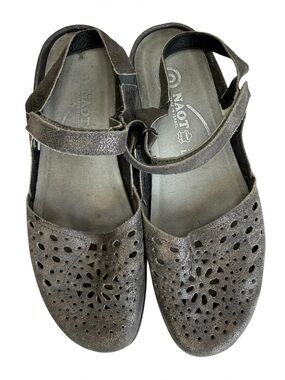 NAOT Womens Arataki Sandal Gray Marble sz 7